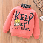 Warm Thickened Plush Sweater for Boys and Girls