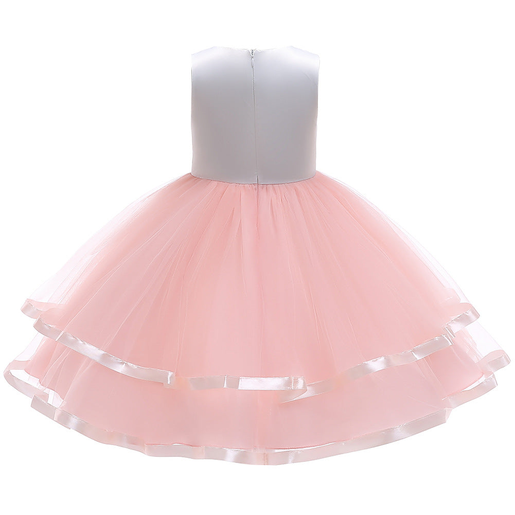 Girls' Christmas Unicorn Princess Dress