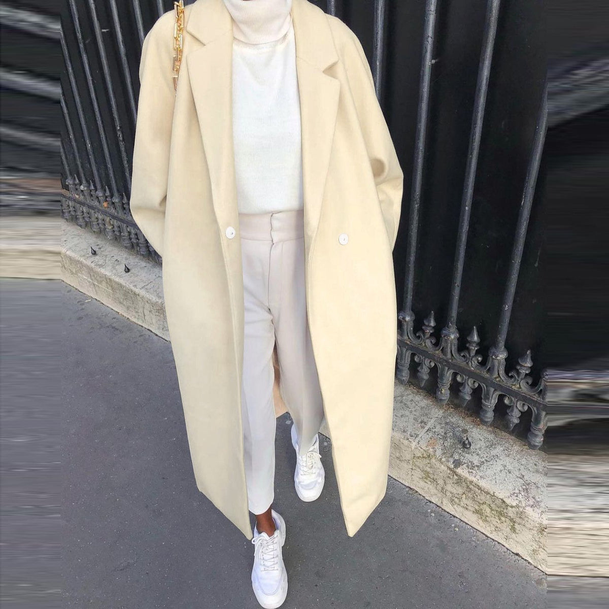 Lapel Pure Desire Commuter Trench Coat