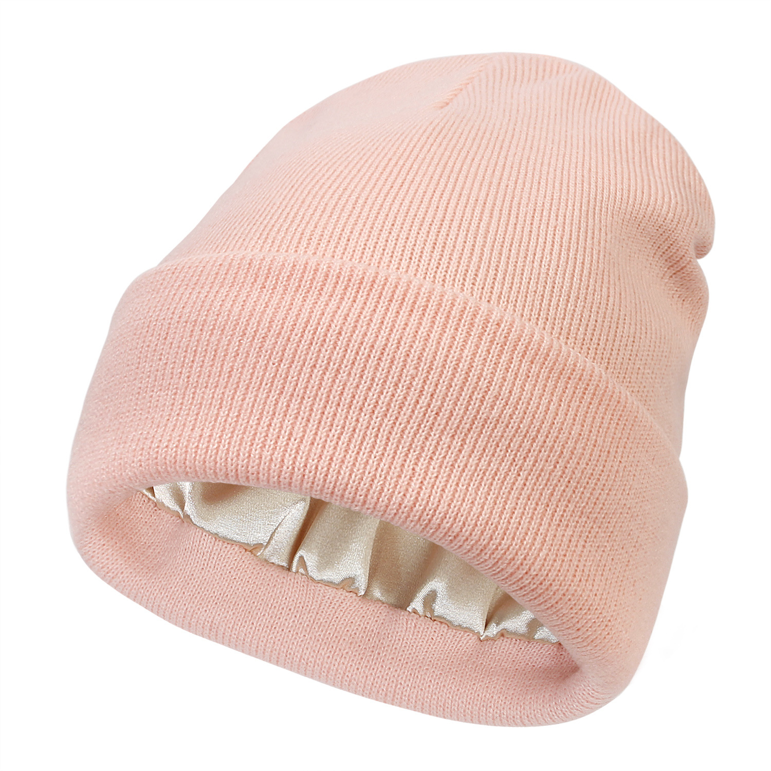 Satin Lined Anti Static Warm Wool Hat | Embroidered Cap