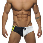 UXH Color-Block Minimalist Swim Trunks with Cups