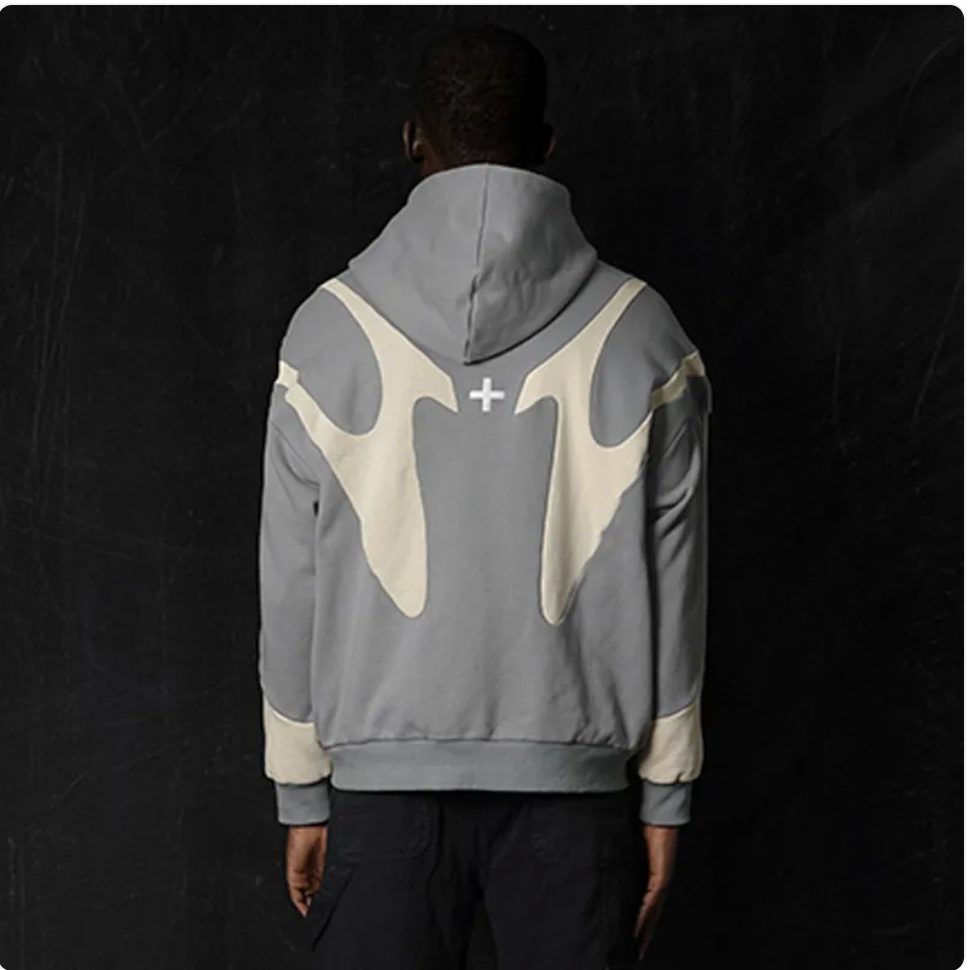 Trendy Hooded Zipper Cardigan