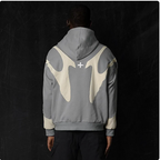 Trendy Hooded Zipper Cardigan