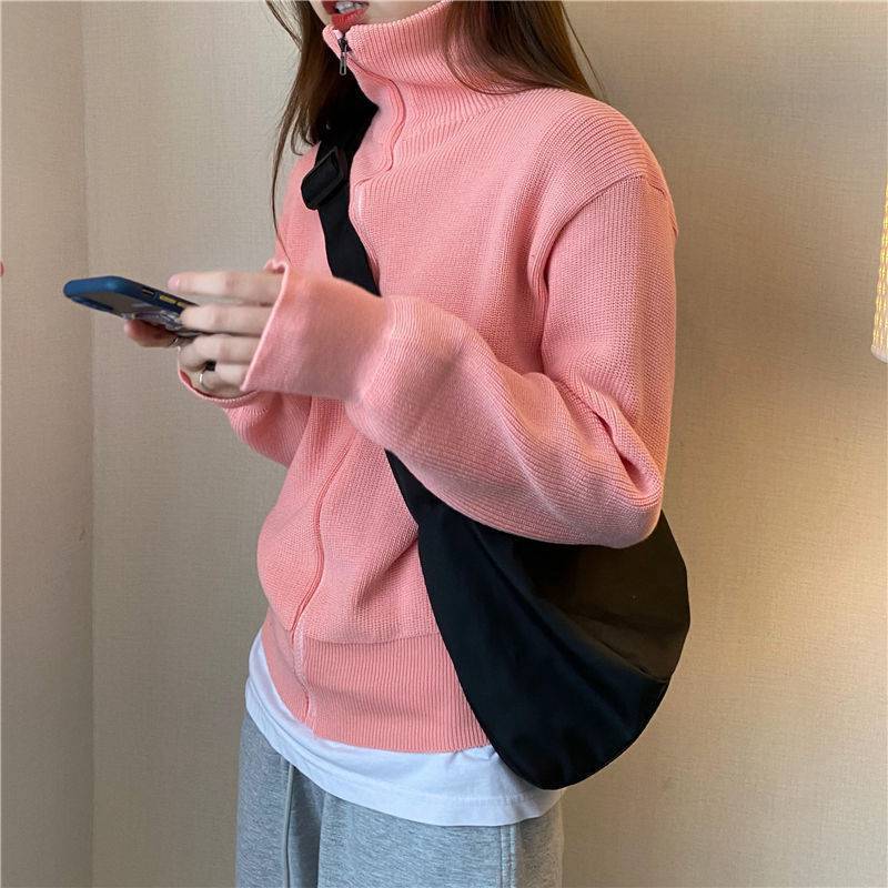 Versatile Thick Knit Long Sleeve Loose Cardigan