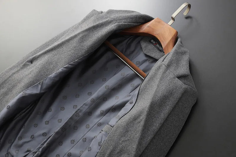 Men's High-Quality Slim Fit Winter Wool Jacket
