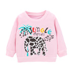 New Girl's Knit Sweater - Winter Long Sleeve Round Neck