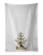 Spanish Canary Merry Christmas Kitchen Towel Set of 2