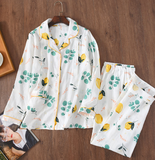 Women's Sleepwear, Maternity and Nursing Cotton Set