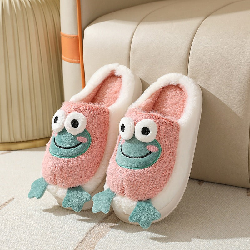 Kawaii Lady's Sweater with Funny Design & Slippers (One Pair)