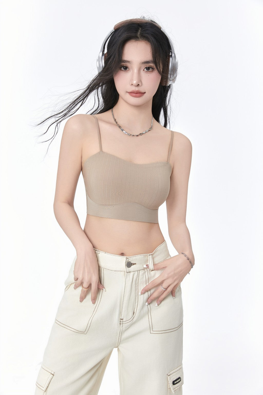 Women's Hollow Back Cami Bra - Sexy Fashion Lingerie