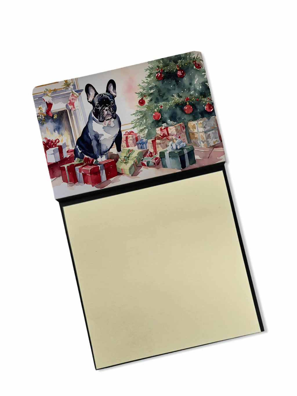 French Bulldog Cozy Christmas Sticky Note Holder