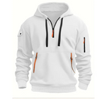 Cotton Dropped Shoulder Hooded Sweatshirt | Streetwear
