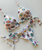 2022 Women's Printed Split Bikini Swimsuit (Brazil)