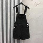 Sweet Candy Color Camisole Denim Overalls for Women