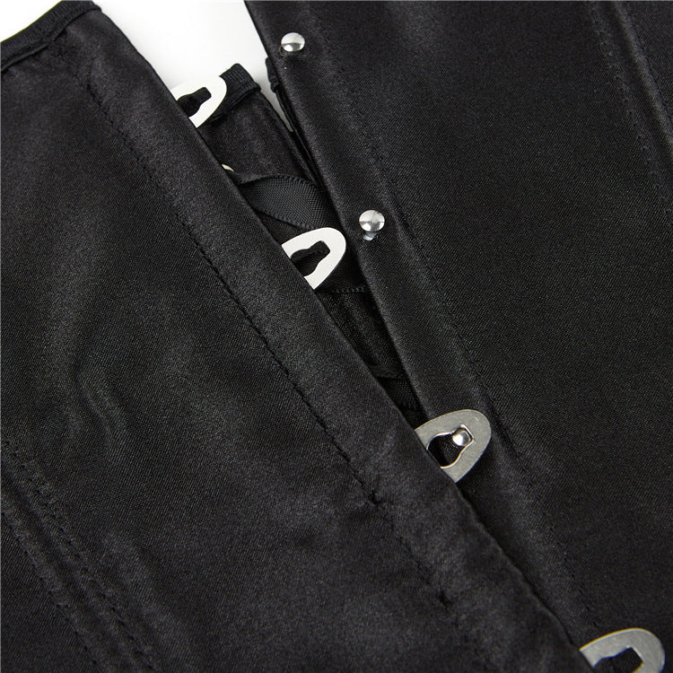 New Black Strapless Women's Corset Top for E-commerce