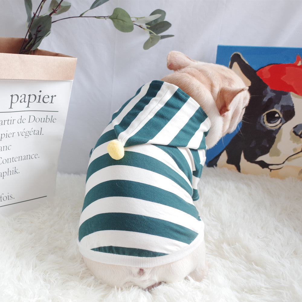 Striped Hoodie for Dogs - Summer Stretch Apparel
