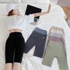 Women's Tummy Control Sports Shorts with Wide Waistband
