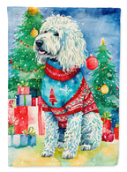 Komondor Christmas Garden Flag