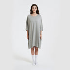 Short Sleeve Printed Cotton Nightgown for Women