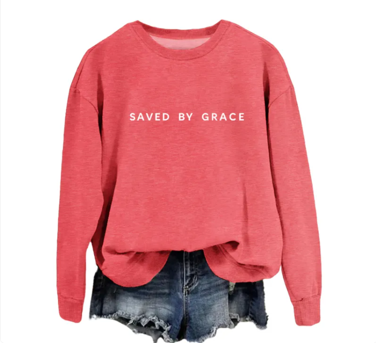 Graceful Faith Pullover Sweatshirt | Streetwear
