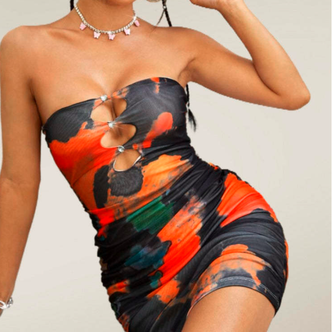 Sexy See-Through Ladies Dress for Beach Party & Events