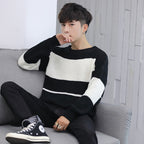 Men's Loose Round Neck Pullover Sweater | Streetwear