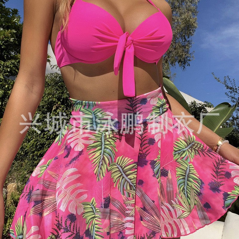 2023 European and American 3-Piece Bikini Set