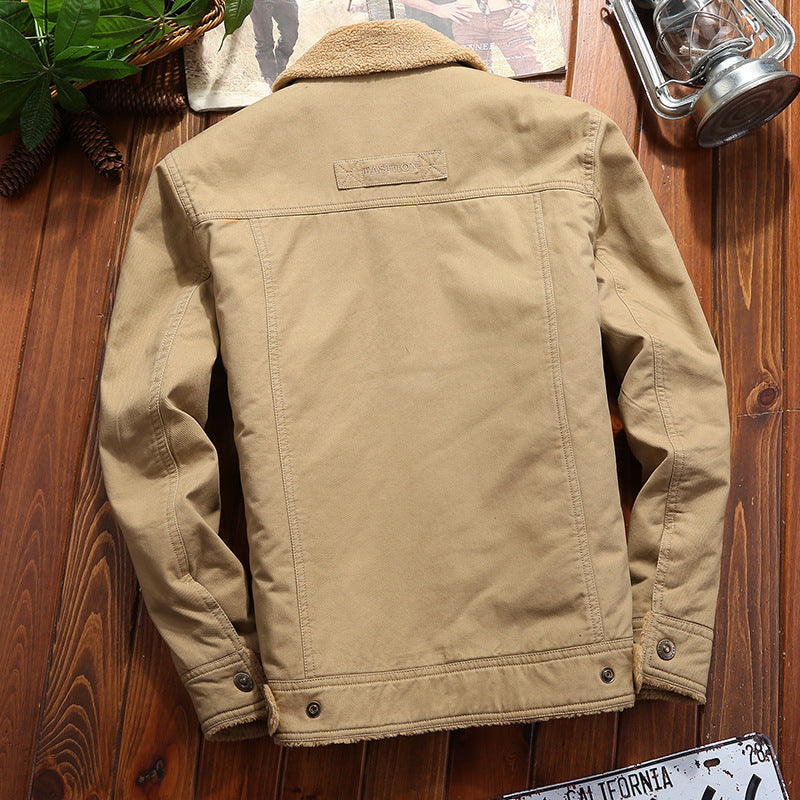 2024 Men's Cotton Padded Winter Parka Jacket