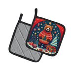 Bear Christmas Pair of Pot Holders
