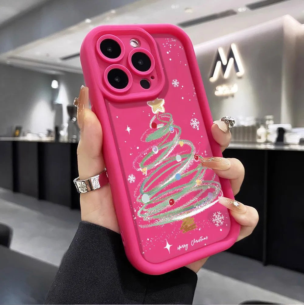 Christmas Tree Phone Case Silicone Soft Case | Protective Cover