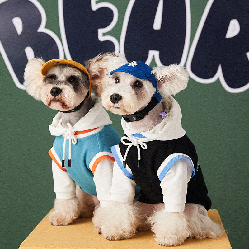 Contrast Color Pet Sweater for Autumn and Winter