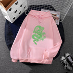 Green Dragon Loose Sweater for Men and Women
