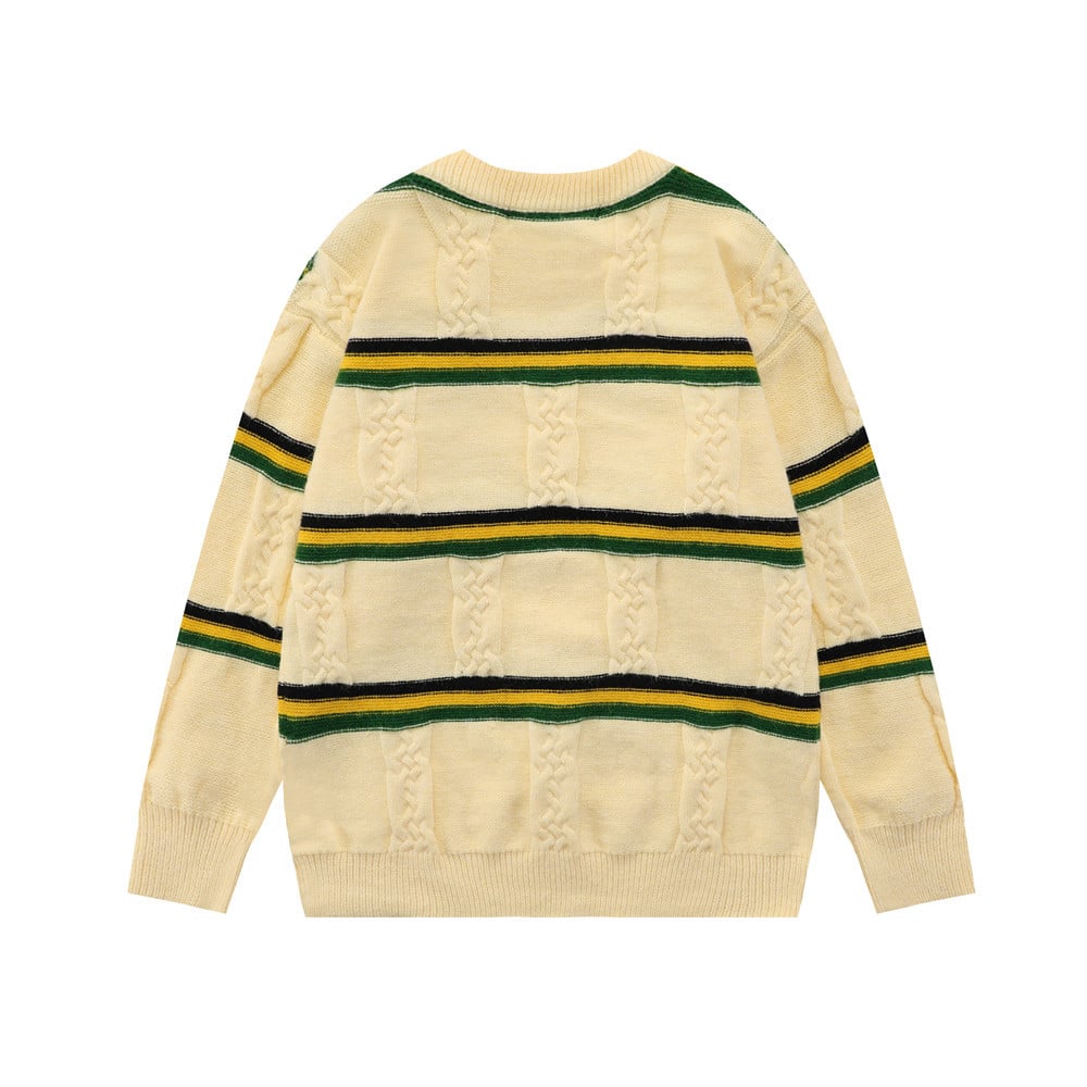 Men's Trendy Loose Striped Sweater for All Occasions