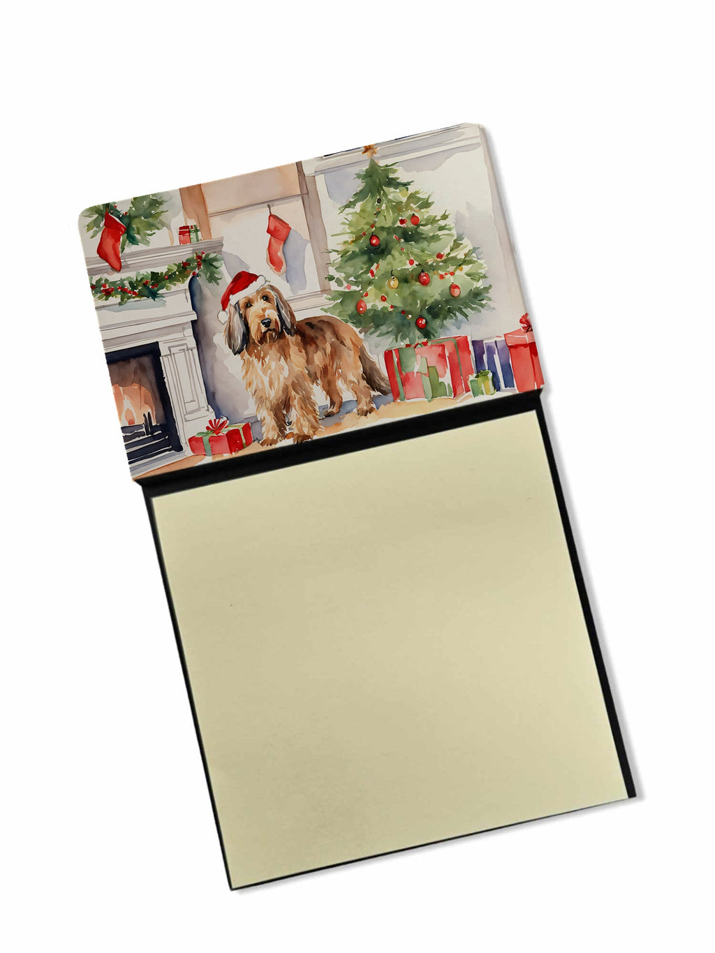 Otterhound Cozy Christmas Sticky Note Holder