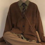 Japanese Knitwear Cardigan Sweater for Men