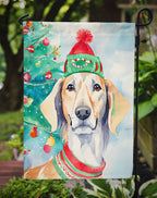 Saluki Christmas Garden Flag