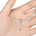 Sterling Silver Dog Bone Dangle Charm