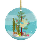 Elephant Ear Betta Merry Christmas Ceramic Ornament