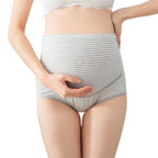 High Waist Breathable Cotton Shorts for Pregnant Women
