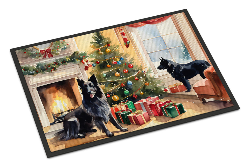 Belgian Sheepdog Cozy Christmas Doormat
