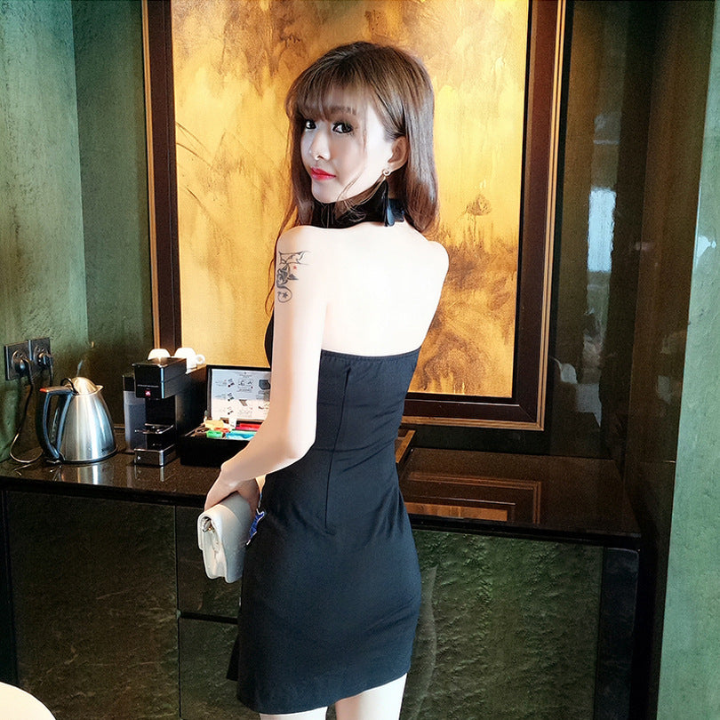 Embroidered Fish Design Qipao Dress with Mesh Details