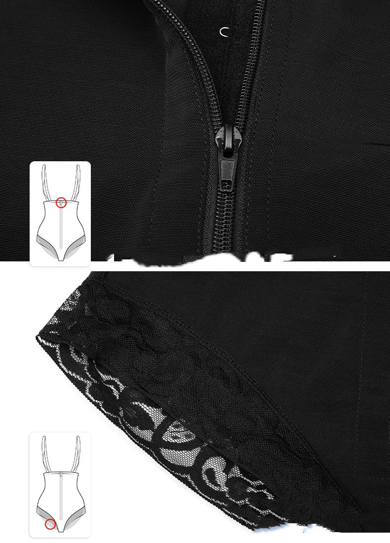 Plus Size Waist & Belly Slimming Bodysuit
