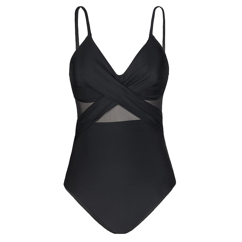 High-Waisted Triangle Bikini Swimsuit for Women