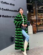 Standing Collar Fur Jacket