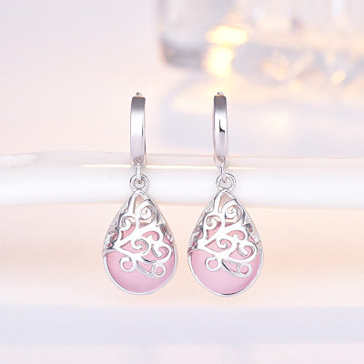 Moonlight Cat Eye Earrings in Gift Box