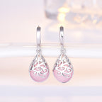 Moonlight Cat Eye Earrings in Gift Box