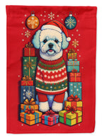 Bichon Frise Holiday Christmas Garden Flag