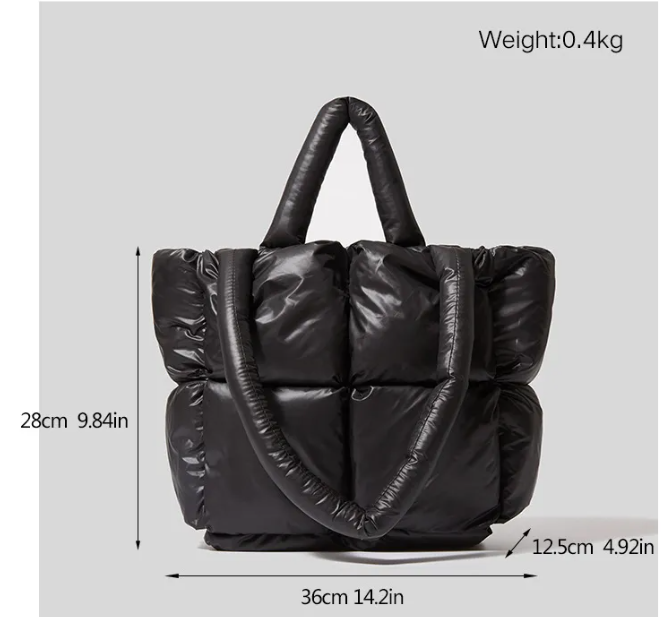 Tote Soft Quilted Bag | Organic Cotton