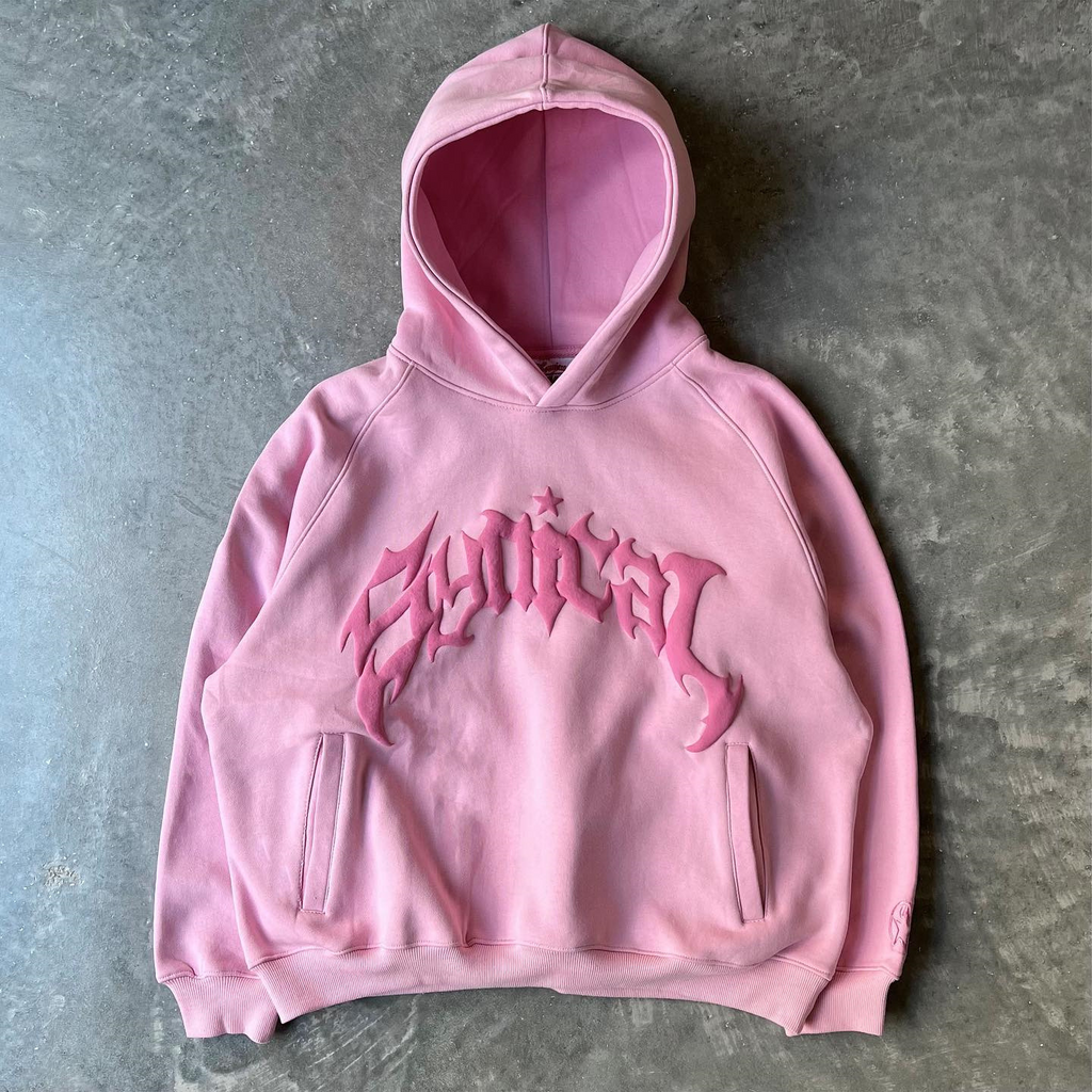 Vintage Gothic Zip Hoodie | Streetwear