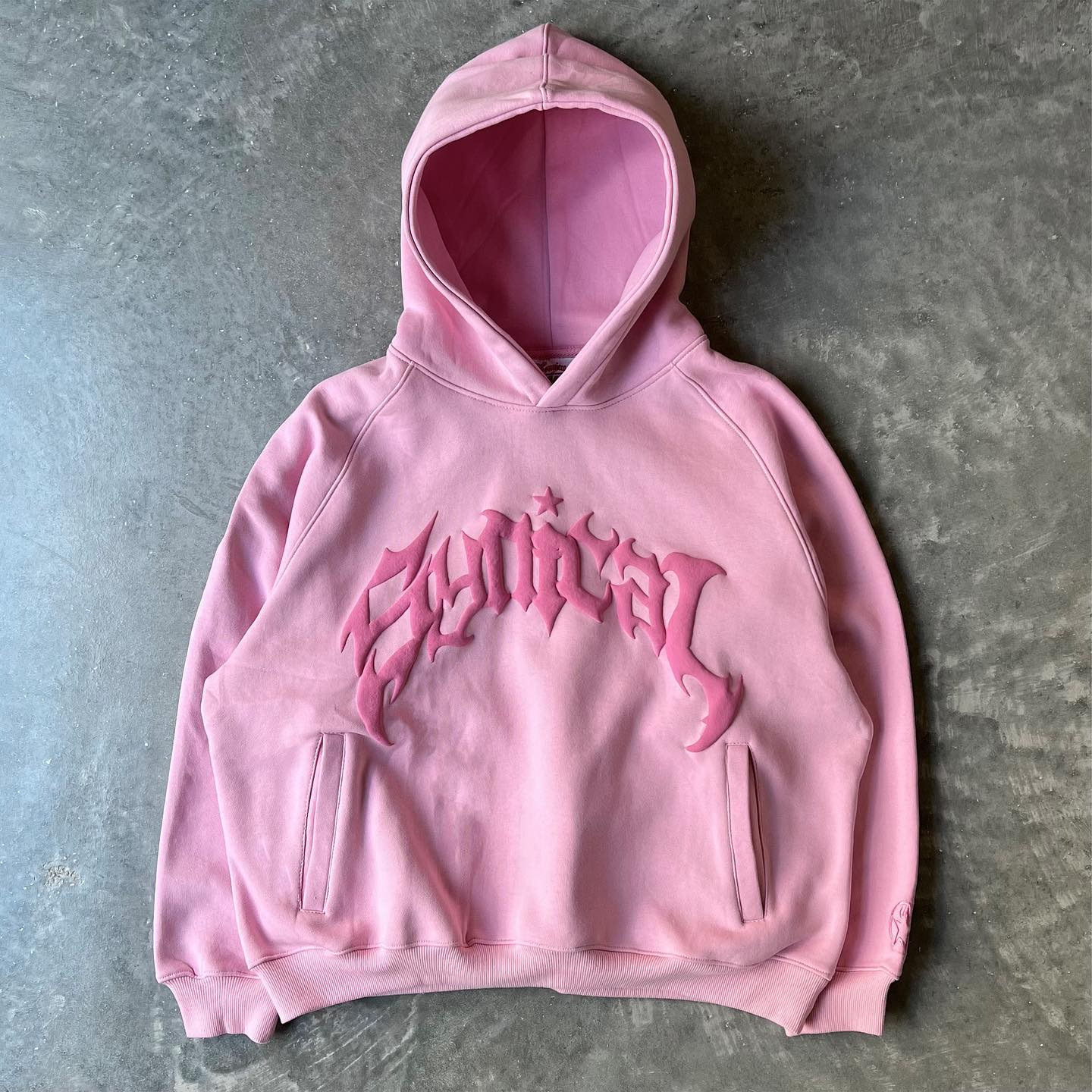 Vintage Gothic Zip Hoodie | Streetwear